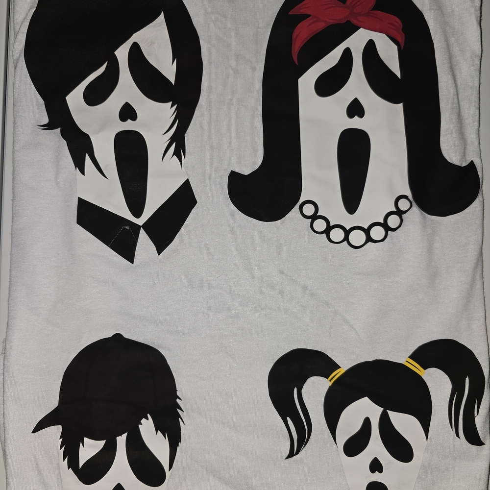 Kids Scream Costume T-Shirt - Black and White